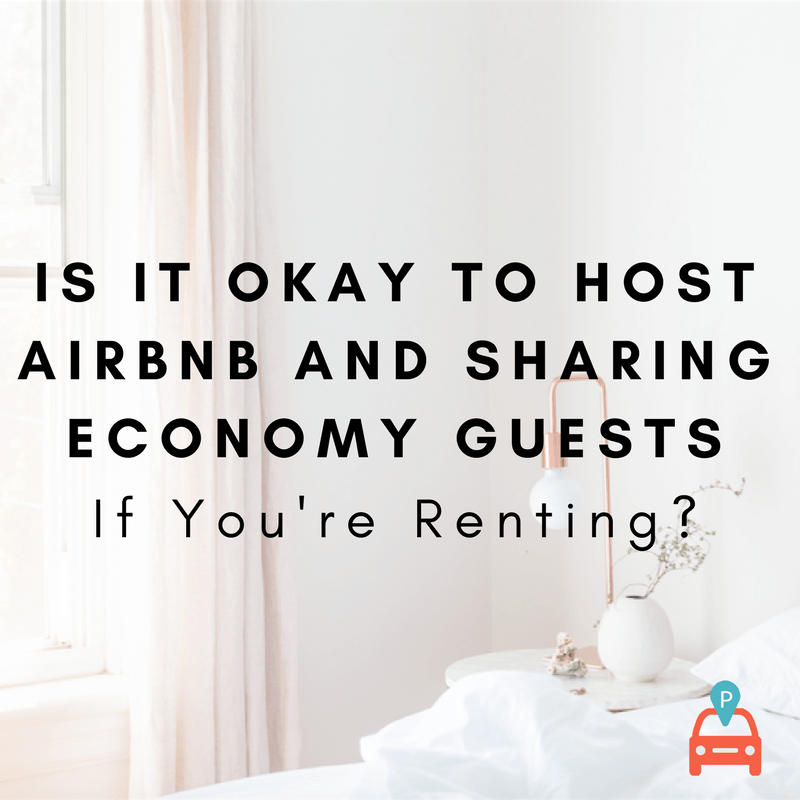 Is It Okay To Host Airbnb And Sharing Economy Guests demonstrating ParqEx's smart parking technology in action.