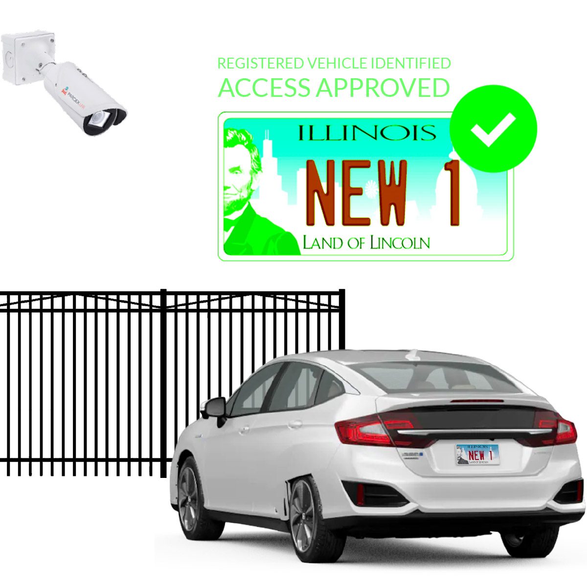 Parcs Lpr 1 demonstrating ParqEx's smart parking technology in action.