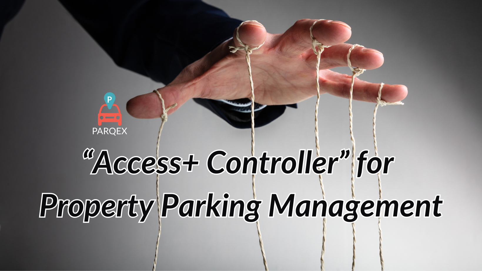 Access Controller For Property Parking Management demonstrating ParqEx's smart parking technology in action.