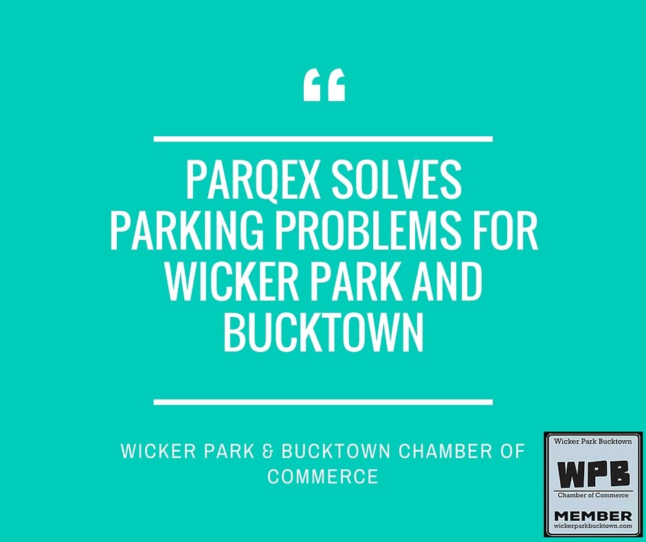 Parqex Solves Parking Woes For Wicker Park And Bucktown demonstrating ParqEx's smart parking technology in action.
