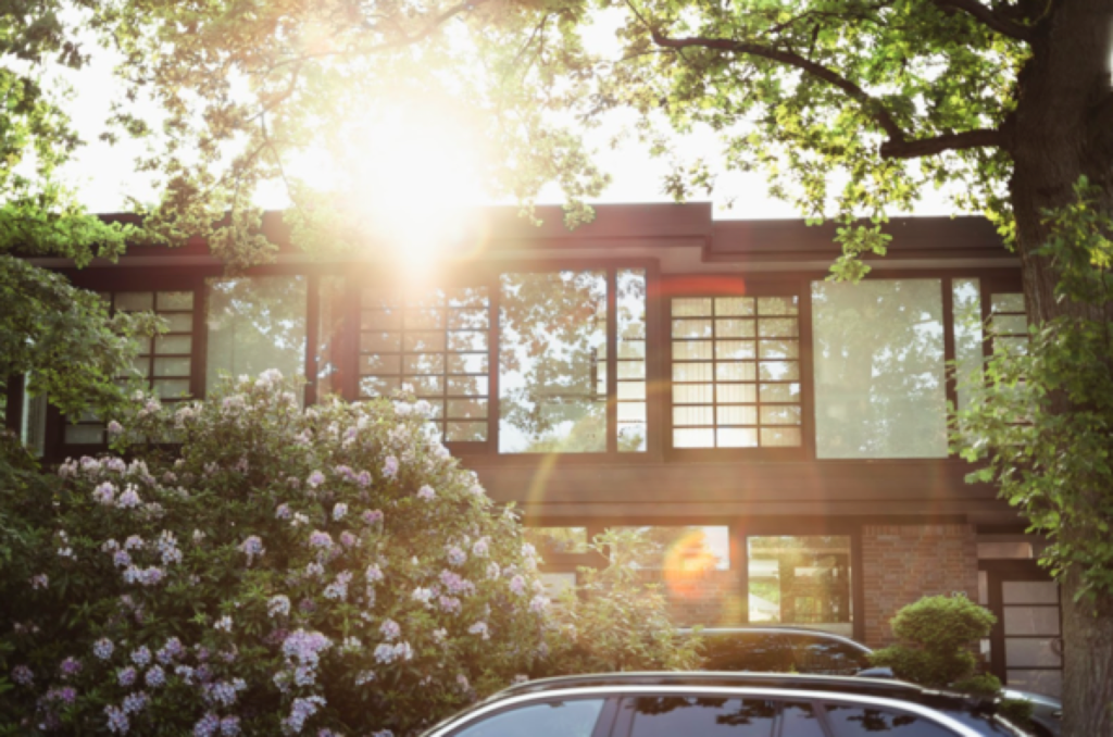 Brown House 1024 X 678 1 demonstrating ParqEx's smart parking technology in action.