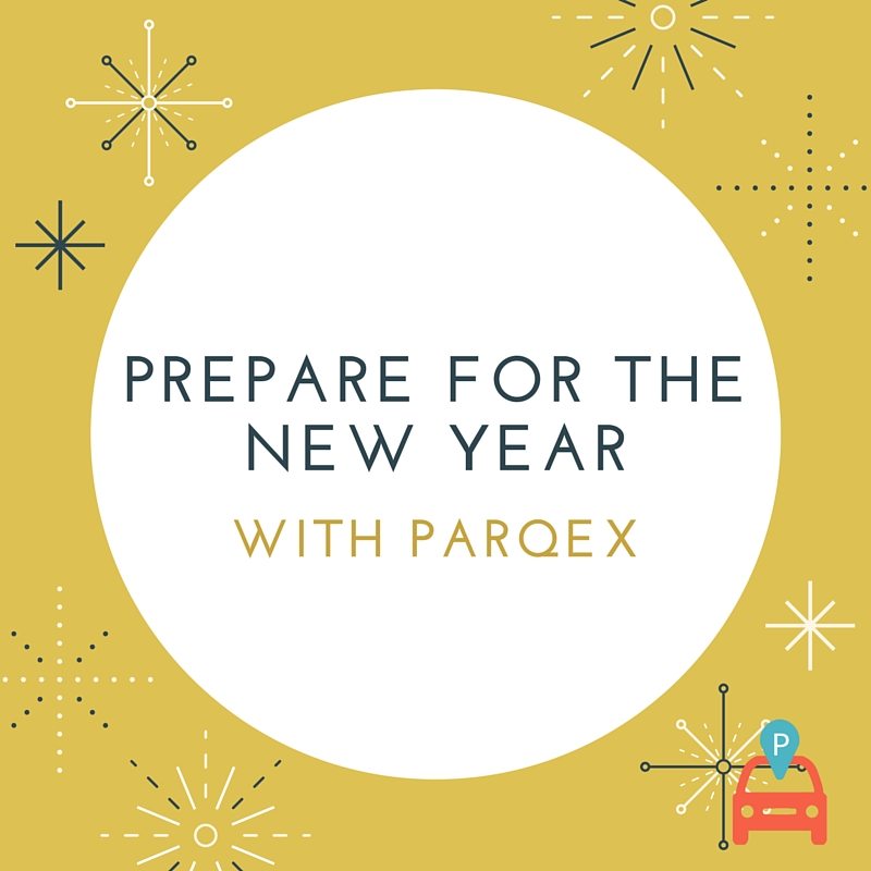 Prepare For New Year demonstrating ParqEx's smart parking technology in action.