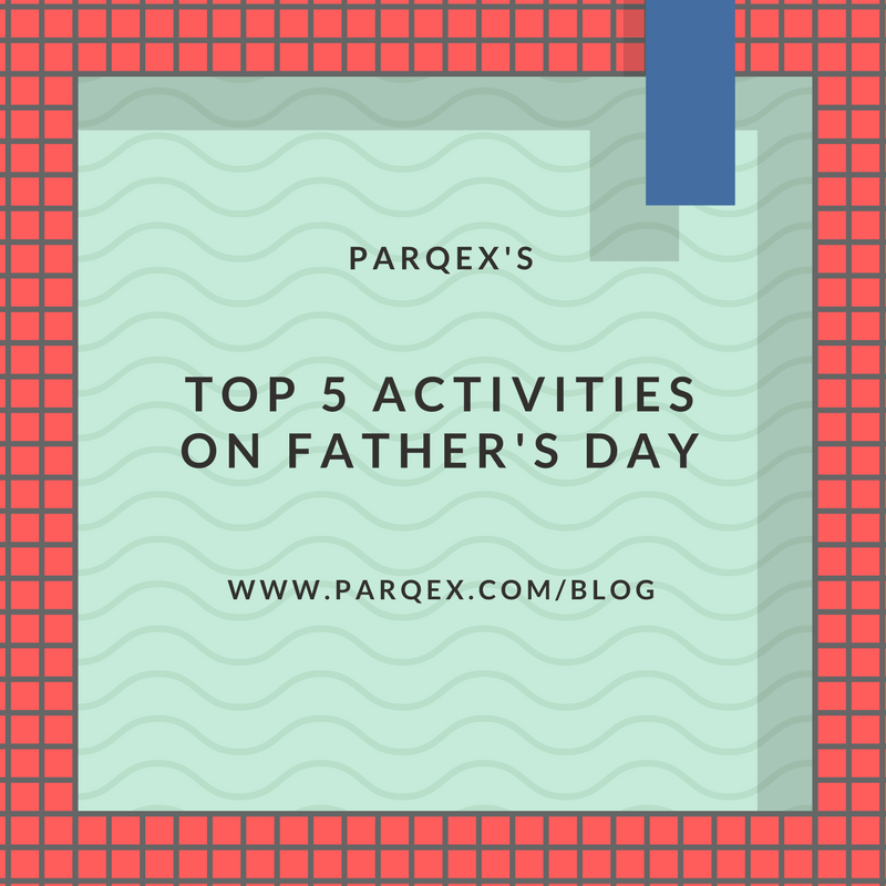 Fathersday demonstrating ParqEx's smart parking technology in action.