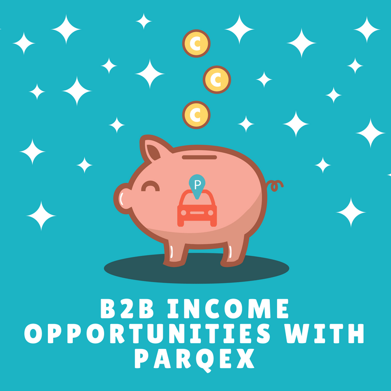 Income Parqex demonstrating ParqEx's smart parking technology in action.