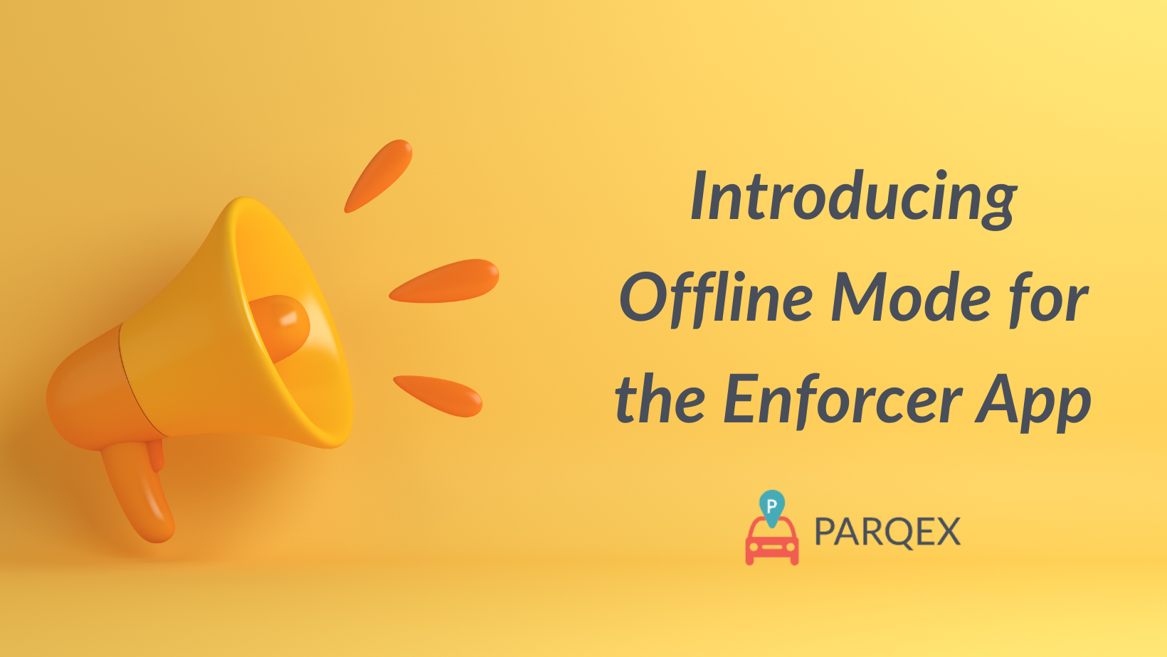 Introducing Offline Mode For The Enforcer App demonstrating ParqEx's smart parking technology in action.