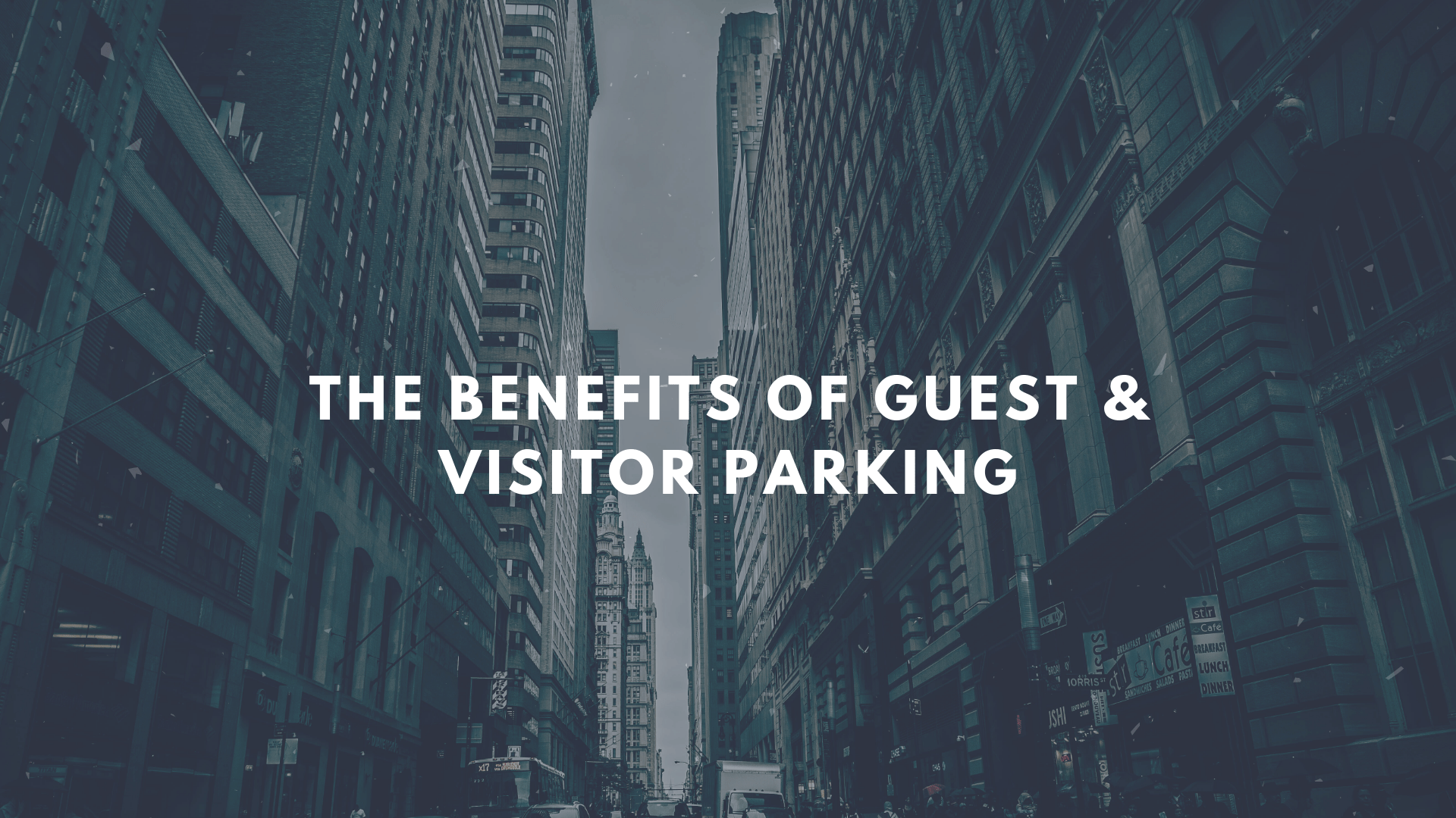 The Benefits Of Guest Visitor Parking demonstrating ParqEx's smart parking technology in action.