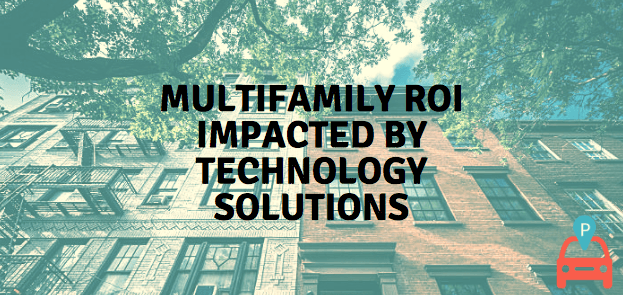 Multifamily Roi 1 demonstrating ParqEx's smart parking technology in action.
