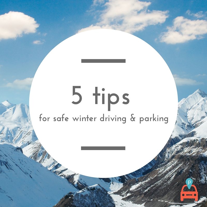 5 Winter Driving demonstrating ParqEx's smart parking technology in action.