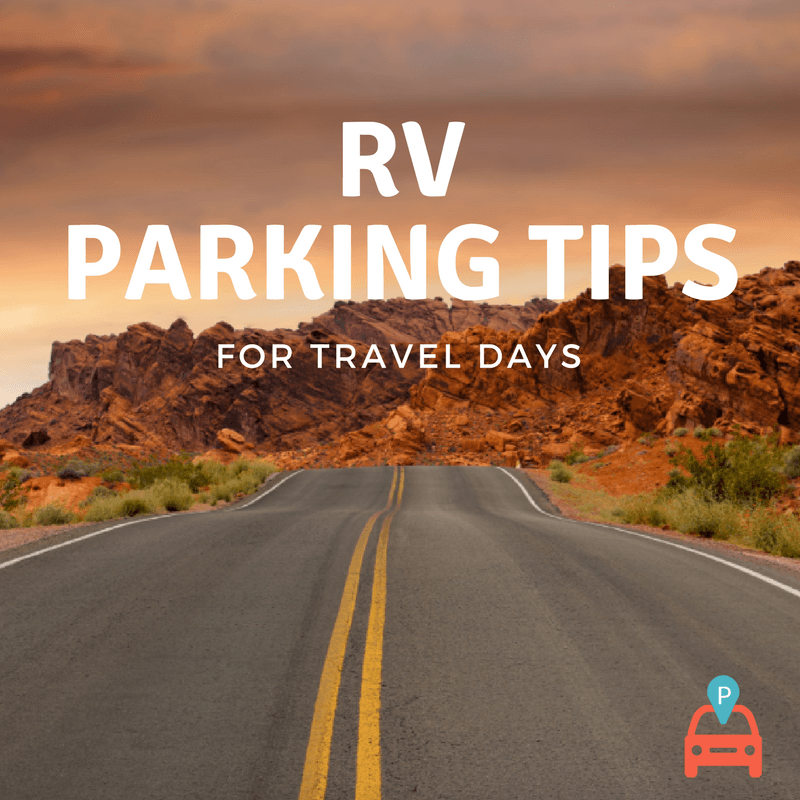 Rv Parking Tips For Travel Days demonstrating ParqEx's smart parking technology in action.