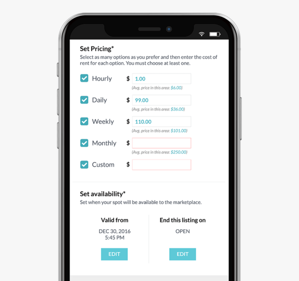 Marketplace Parqex App Features List Parking 600 X 565 1 demonstrating ParqEx's smart parking technology in action.