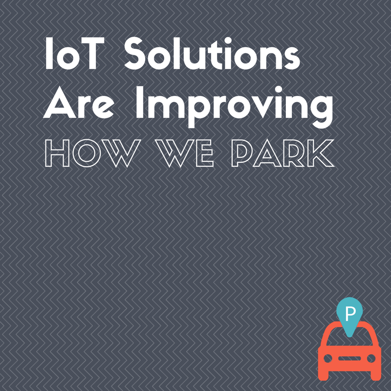 Iot Is Changing demonstrating ParqEx's smart parking technology in action.