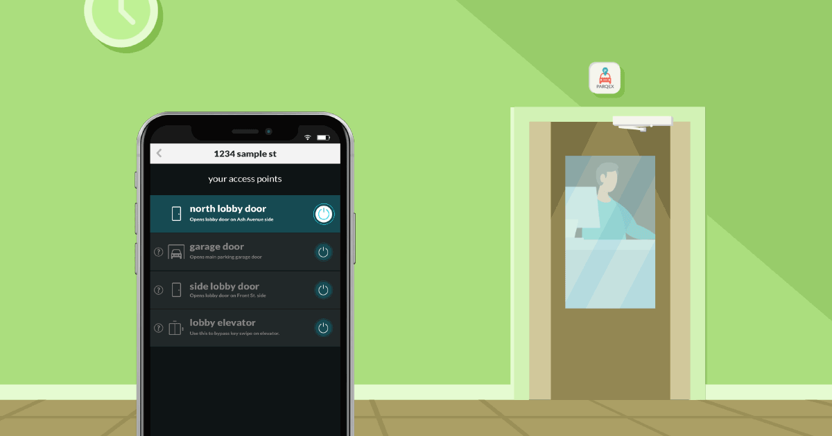 Accessplustouchless Animation Frame Fullanimation 2 Gif demonstrating ParqEx's smart parking technology in action.