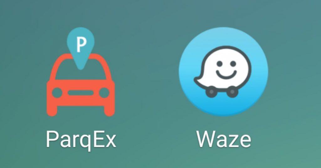 Parqex Waze Integration demonstrating ParqEx's smart parking technology in action.