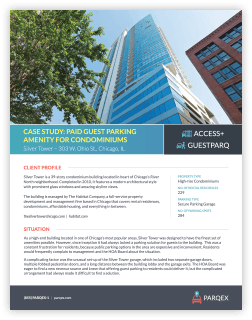 Parqex Case Studies 0000 Silver Tower 1 demonstrating ParqEx's smart parking technology in action.