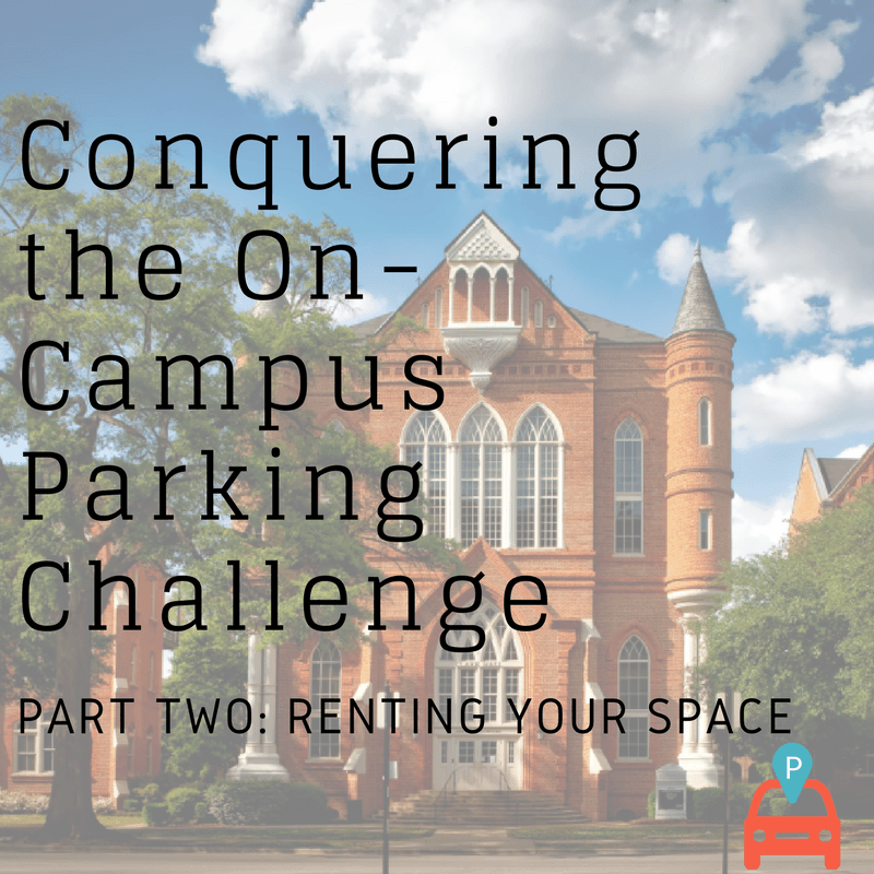 Conquering The On Campus Parking Challenge Part 2 demonstrating ParqEx's smart parking technology in action.