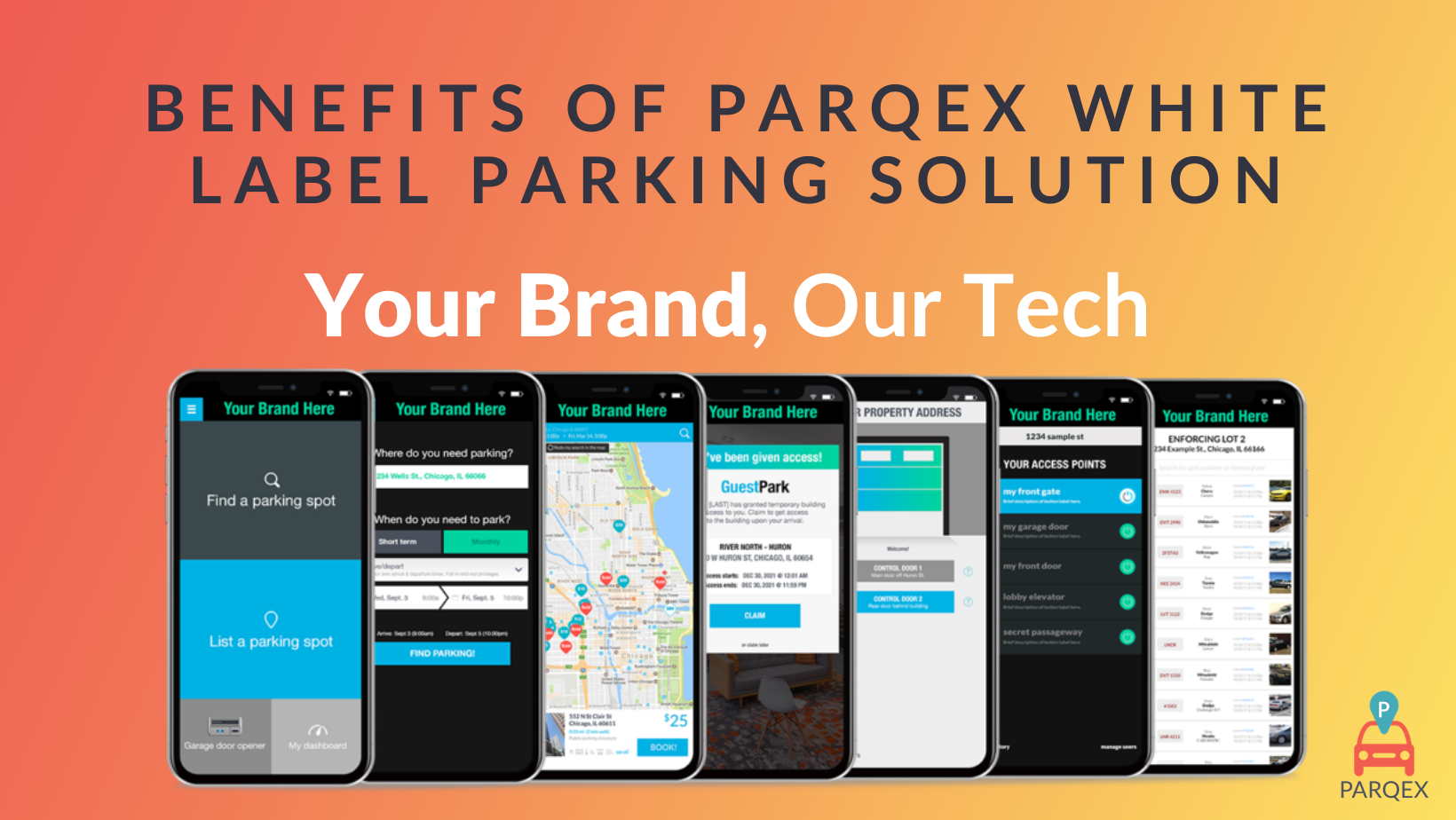 Benefits Of Parqex White Label Parking Solution Your Brand Our Tech 1 demonstrating ParqEx's smart parking technology in action.