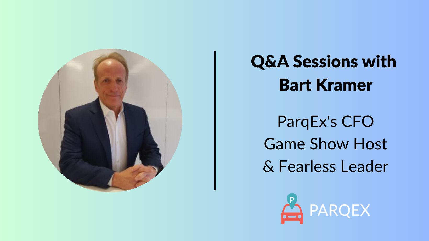 Qa Sessions With Bart Kramer 1 demonstrating ParqEx's smart parking technology in action.