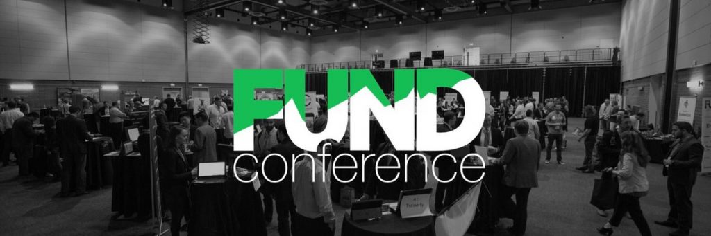 Fund Conference demonstrating ParqEx's smart parking technology in action.