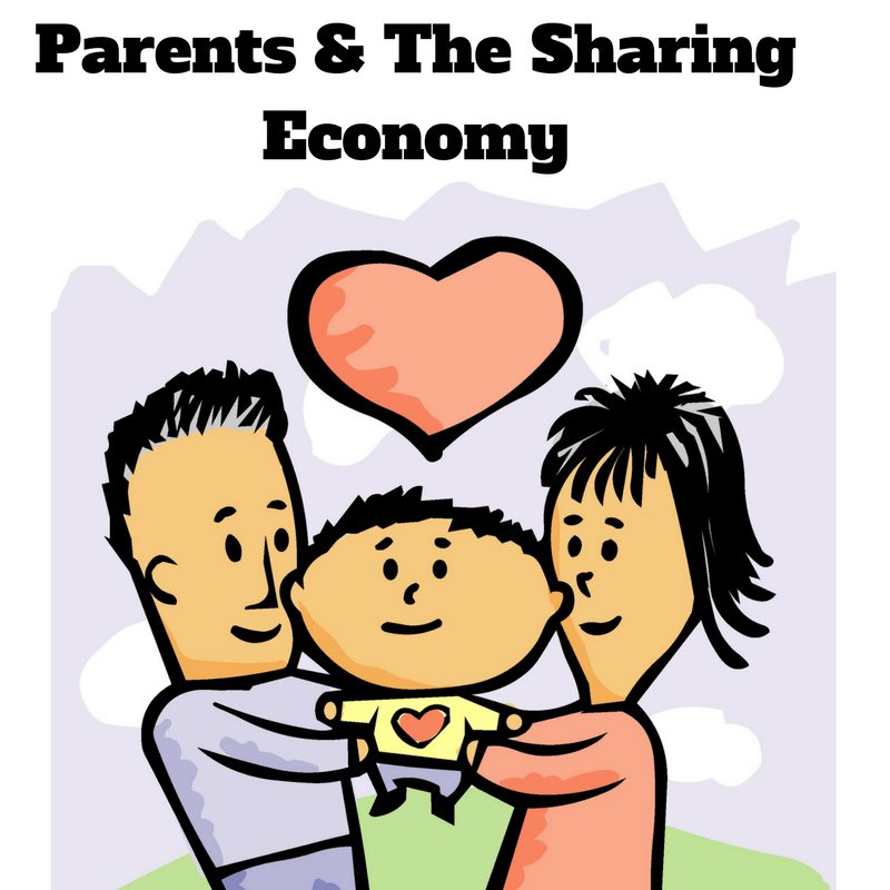 Parents The Sharing Economy demonstrating ParqEx's smart parking technology in action.