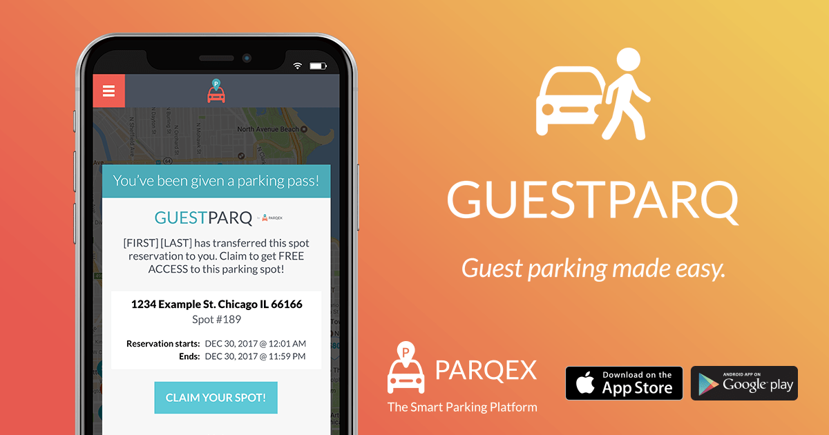 Parqexguestparq Socialcover demonstrating ParqEx's smart parking technology in action.