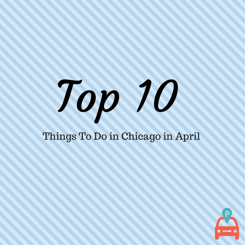 Top 10 Things To Do In Chicago In April demonstrating ParqEx's smart parking technology in action.
