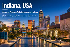 Discover smart parking solutions in Indiana, USA that improve accessibility, parking operations, and user experience. ParqEx helps businesses, property owners, and municipalities optimize parking resources through innovative technology and efficient parking management solutions.