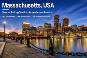 Discover smart parking solutions in Massachusetts, USA that improve accessibility, parking operations, and user experience. ParqEx helps businesses, property owners, and municipalities optimize parking resources through innovative technology and efficient parking management solutions.