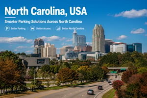 Discover smart parking solutions in North Carolina, USA that improve accessibility, parking operations, and user experience. ParqEx helps businesses, property owners, and municipalities optimize parking resources through innovative technology and efficient parking management solutions.