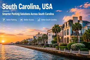 Discover smart parking solutions in South Carolina, USA that improve accessibility, parking operations, and user experience. ParqEx helps businesses, property owners, and municipalities optimize parking resources through innovative technology and efficient parking management solutions.
