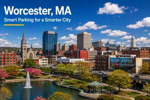 Discover smart parking solutions in Worcester, MA that improve accessibility, parking operations, and user experience. ParqEx helps businesses, property owners, and municipalities optimize parking resources through innovative technology and efficient parking management solutions.