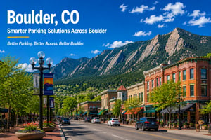 Discover smart parking solutions in Boulder, CO that improve accessibility, parking operations, and user experience. ParqEx helps a, property owners, and municipalities optimize parking resources through innovative technology and efficient parking management solutions.