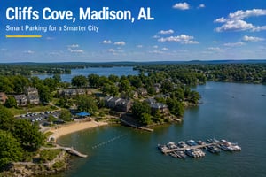 Discover smart parking solutions in Cliffs Cove, Madison, AL that improve accessibility, parking operations, and user experience. ParqEx helps a, property owners, and municipalities optimize parking resources through innovative technology and efficient parking management solutions.