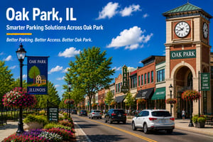 Discover smart parking solutions in Oak Park, IL that improve accessibility, parking operations, and user experience. ParqEx helps a, property owners, and municipalities optimize parking resources through innovative technology and efficient parking management solutions.