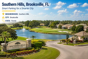 Discover smart parking solutions in Southern Hills, Brooksville, FL that improve accessibility, parking operations, and user experience. ParqEx helps a, property owners, and municipalities optimize parking resources through innovative technology and efficient parking management solutions.