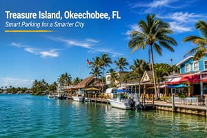 Discover smart parking solutions in Treasure Island, Okeechobee, FL that improve accessibility, parking operations, and user experience. ParqEx helps a, property owners, and municipalities optimize parking resources through innovative technology and efficient parking management solutions.