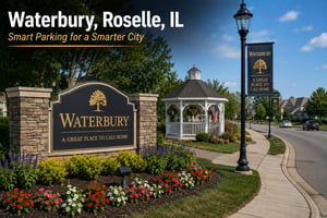 Discover smart parking solutions in Waterbury, Roselle, IL that improve accessibility, parking operations, and user experience. ParqEx helps a, property owners, and municipalities optimize parking resources through innovative technology and efficient parking management solutions.