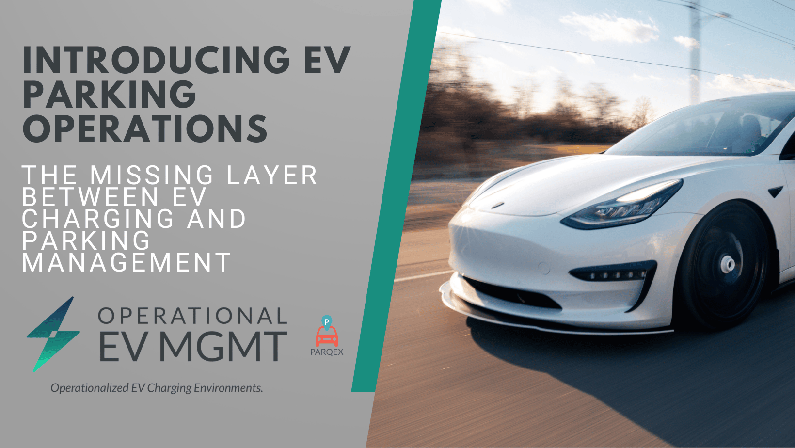 Introducing EV Parking Operations EV Charging & Parking Management