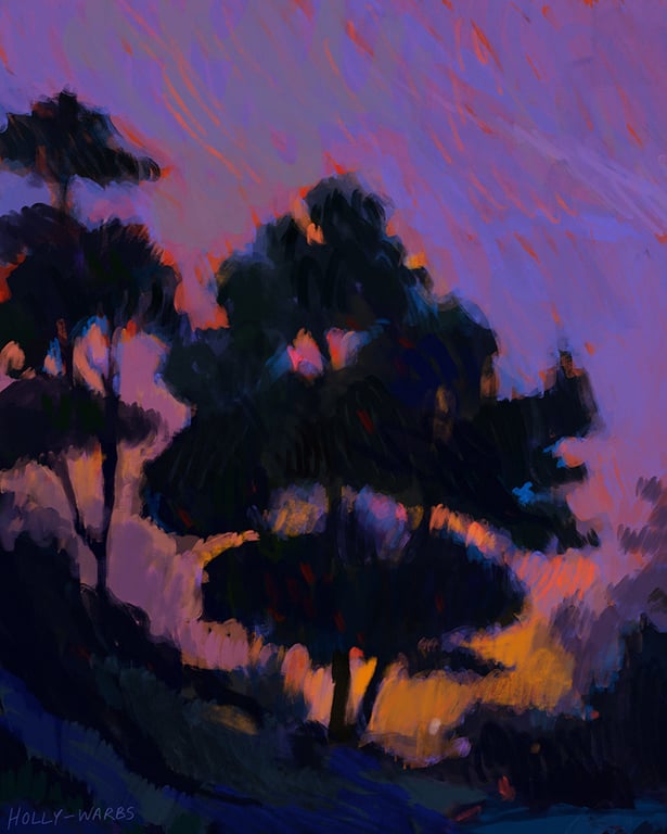 Image with dominant color #745598