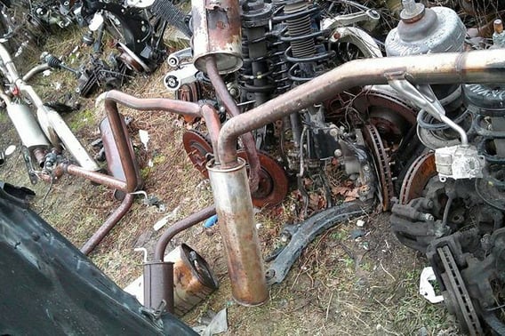 VW GOLF VII KOMBI 1,6TDI TŁUMIK KOMPLETNY 5Q0253411F