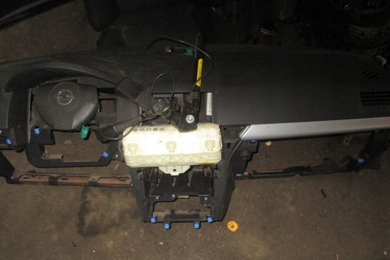 OPEL ASTRA H KONSOLA AIRBAG NAPINACZE KOMPLET