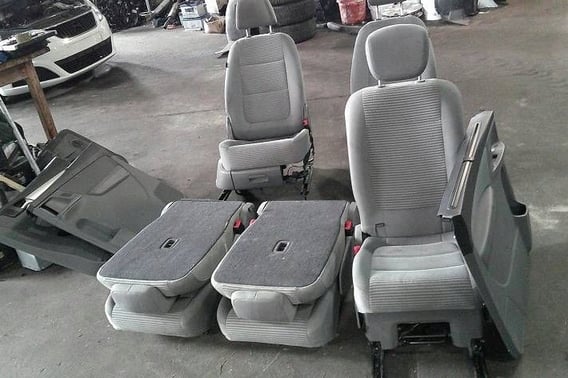 SEAT ALHAMBRA MK2 SHARAN 7N FOTELE 5 SZT BOCZKI EU KOMPLET