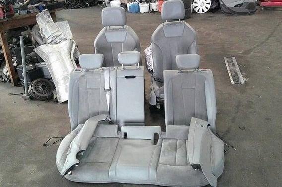 AUDI A4 B9 KOMBI FOTELE KANAPA BOCZKI ALCANTARA KOMPLET EU