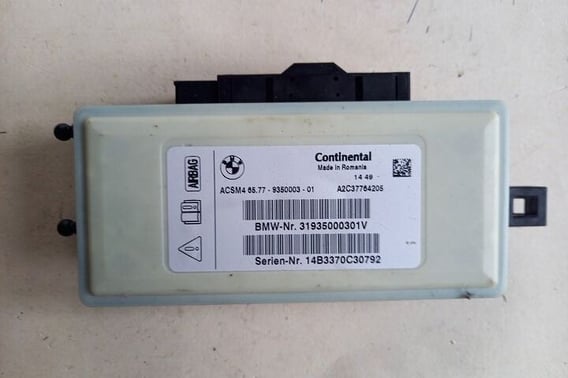 BMW X6 F16 MODUŁ SENSOR PODUSZEK 9350003-01