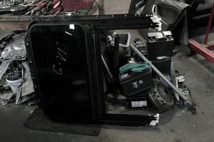 VW GOLF VI SZYBERDACH KOMPLETNY 950697115