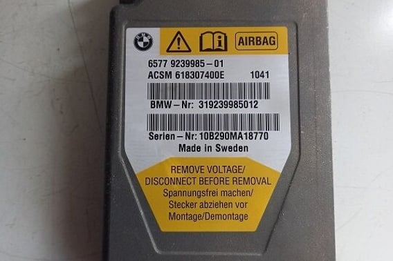 BMW F10 F11 MODUŁ SENSOR PODUSZEK 9239985-01