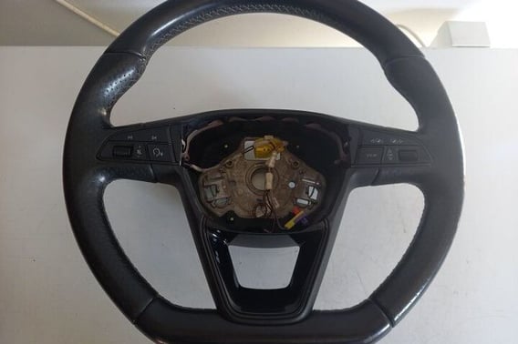 SEAT LEON III CUPRA KIEROWNICA SKÓRA MULTIFUNKCJA ŁOPATKI 575419091K