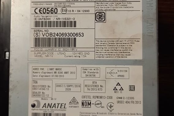 VOLVO V40 II MODUŁ RADIA NAWIGACJI 31667305AA