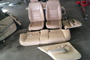 BMW 3 E90 FOTELE KANAPA BOCZKI SKÓRA EU