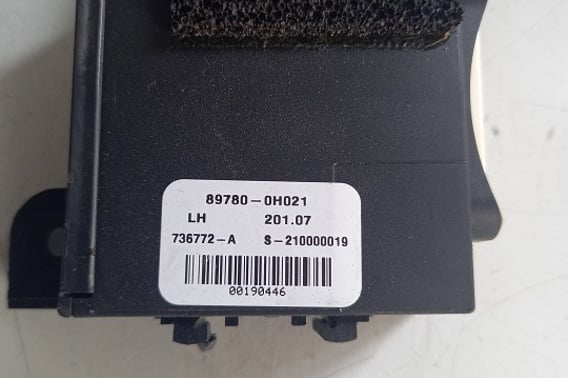 TOYOTA AYGO I MODUŁ STEROWNIK IMMOBILAIZERA 89780-0H021