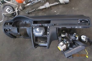 SKODA SUPERB II KONSOLA AIRABAG X3 PASY X4 ORYGINAŁ DEMONTAŻ